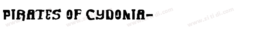 Pirates of Cydonia字体转换